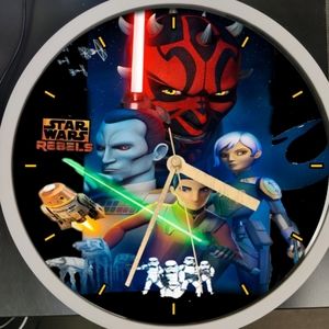 Rebels led dance lights clock